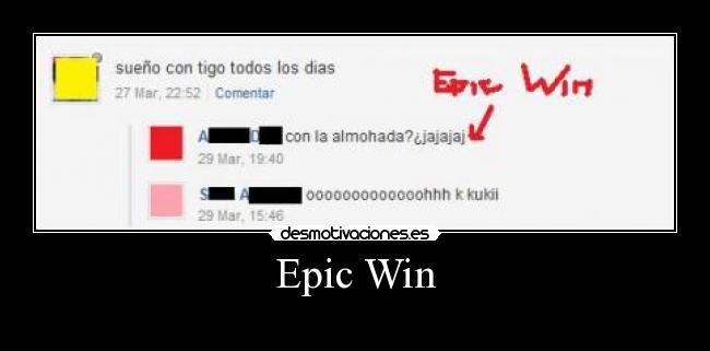 carteles epic win desmotivaciones