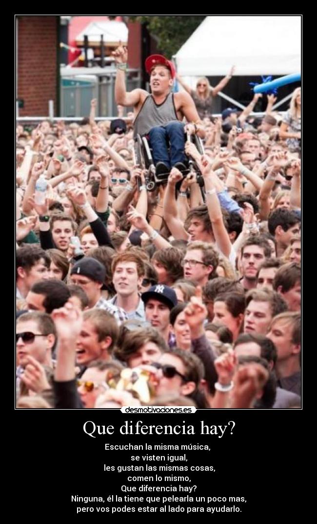 Que diferencia hay? -