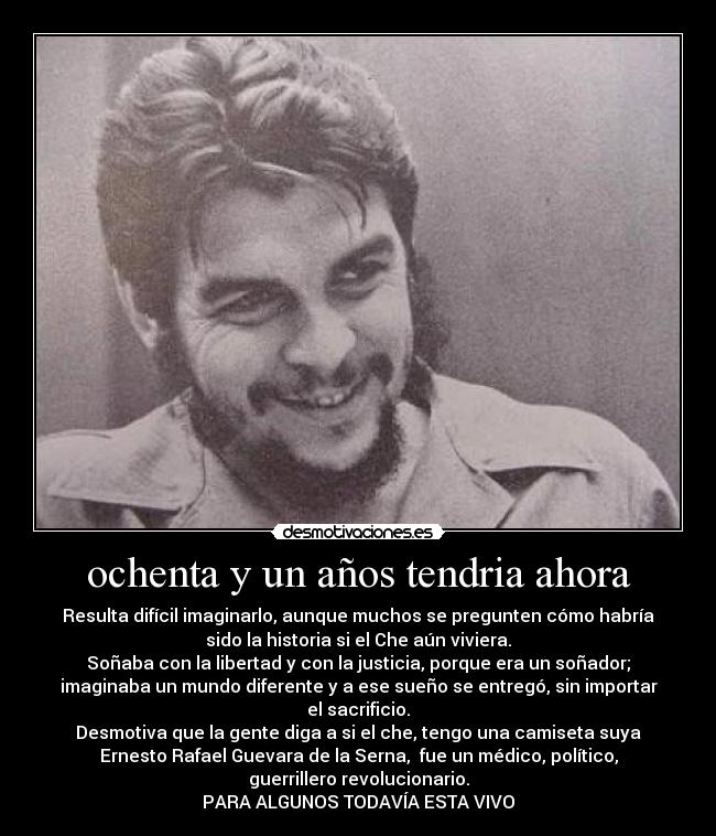 ochenta y un años tendria ahora - 