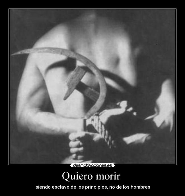 Quiero morir -