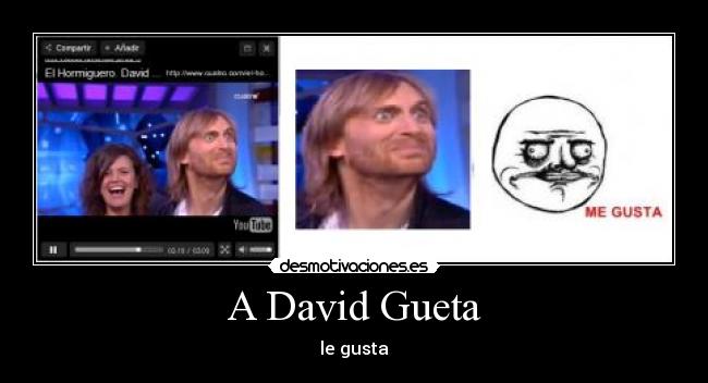 A David Gueta - le gusta