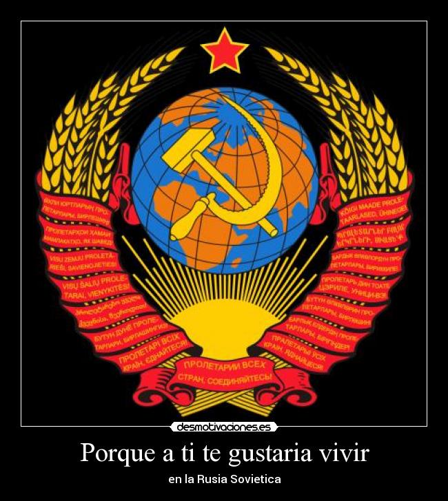 Porque a ti te gustaria vivir - 