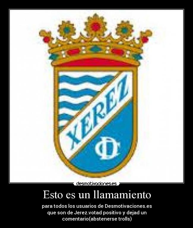 Esto es un llamamiento -