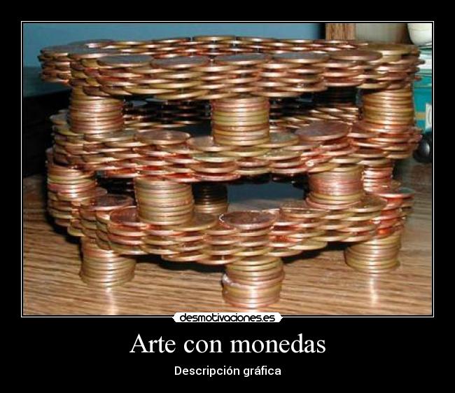 Arte con monedas -