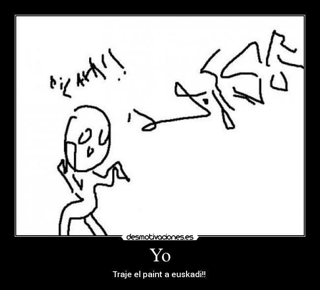 Yo - Traje el paint a euskadi!!