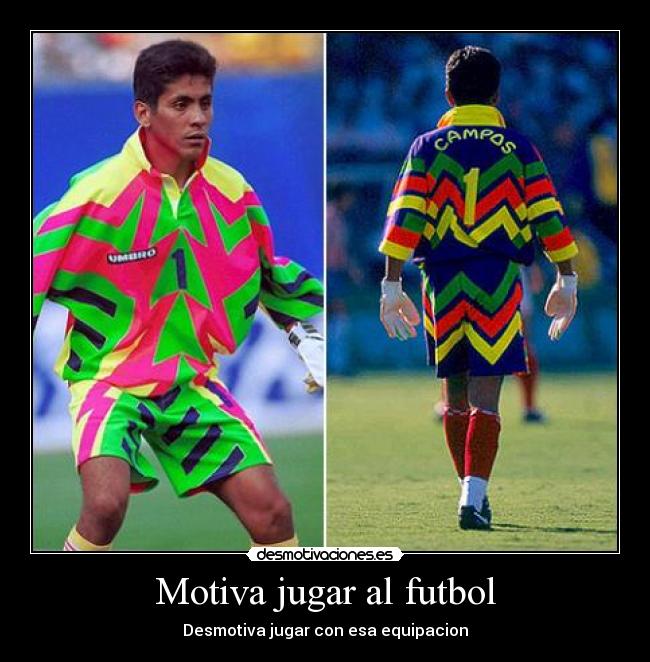 Motiva jugar al futbol -