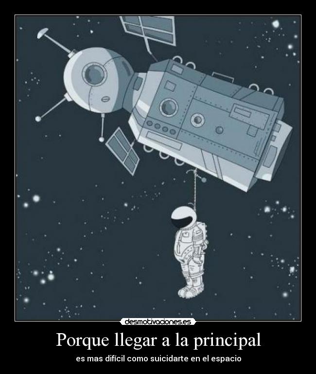 Porque llegar a la principal -