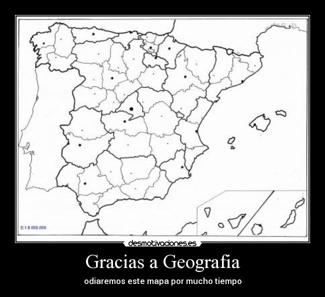 Gracias a Geografia - odiaremos este mapa por mucho tiempo