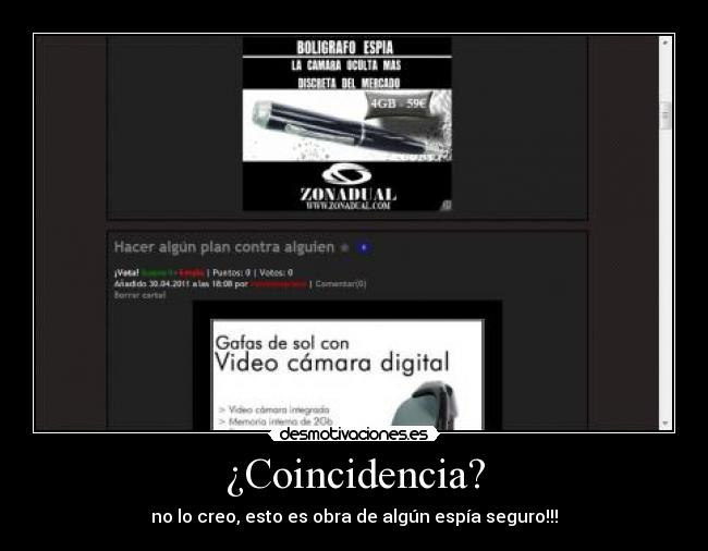 carteles spy desmotivaciones