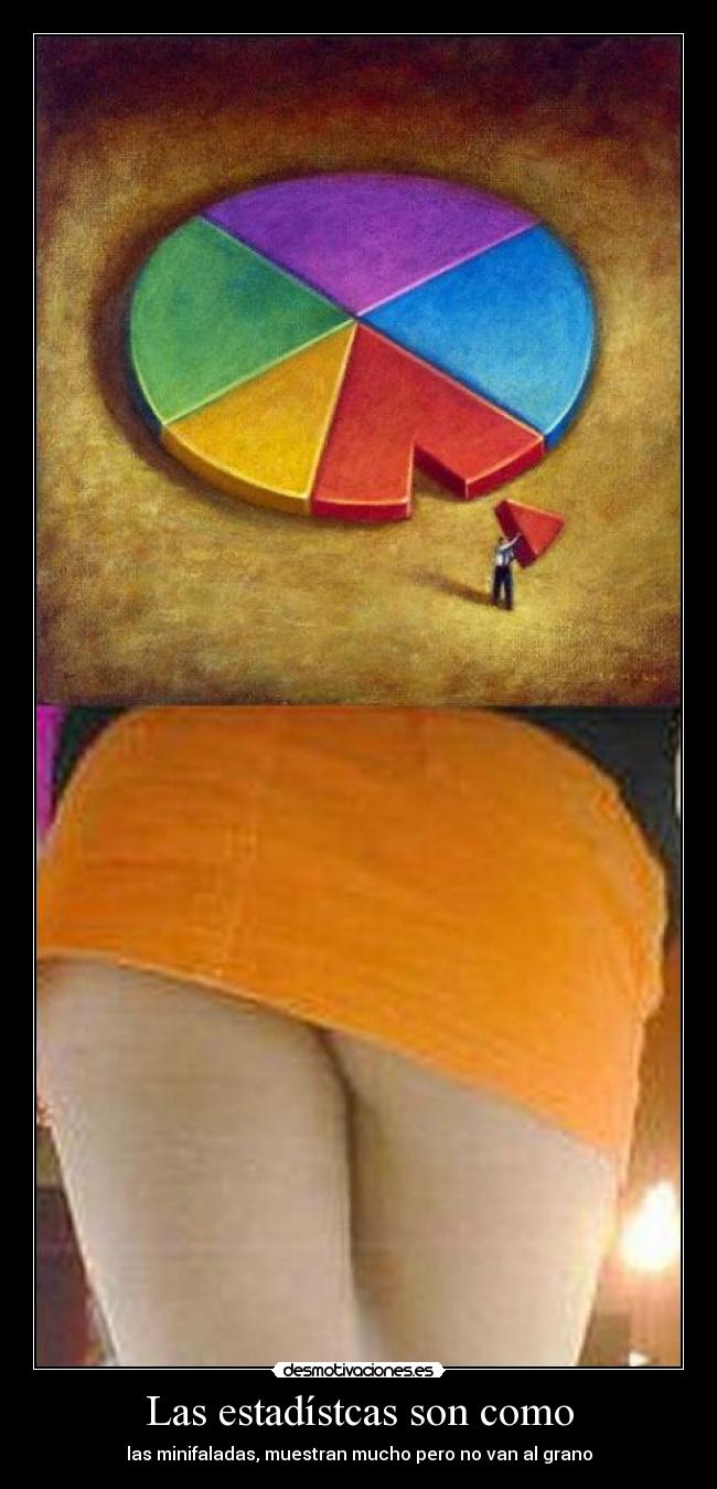 Las estadístcas son como - 