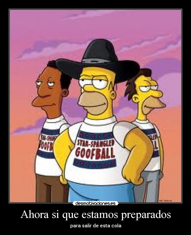 Ahora si que estamos preparados -