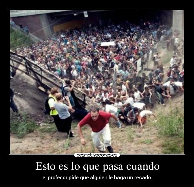 Esto es lo que pasa cuando -