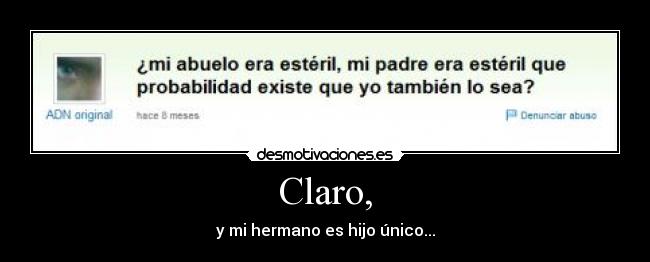 Claro, -