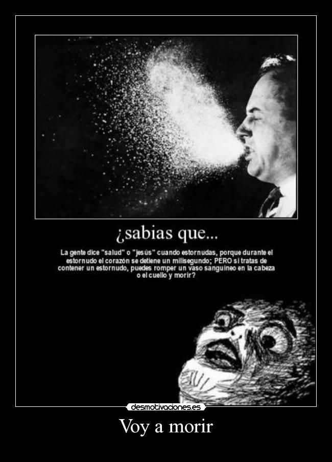 Voy a morir - 