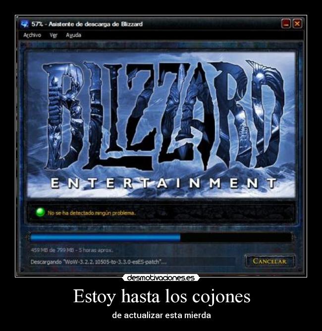 Estoy hasta los cojones -