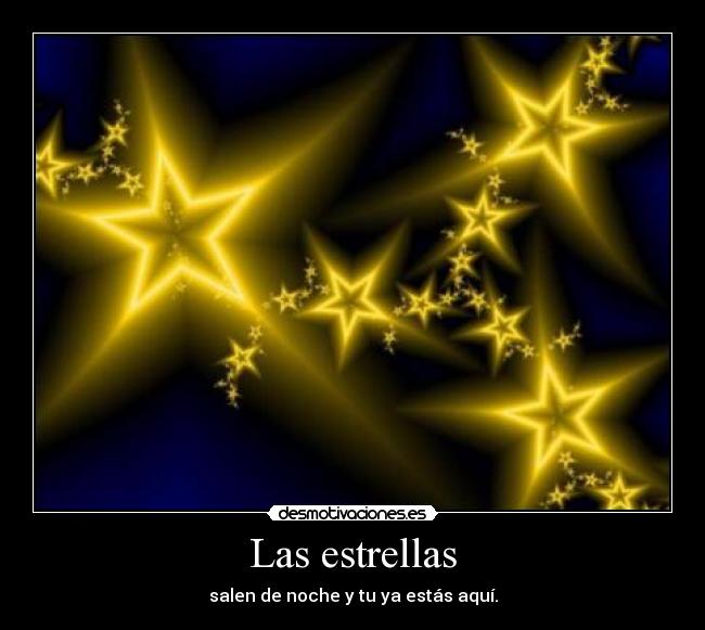 Las estrellas -