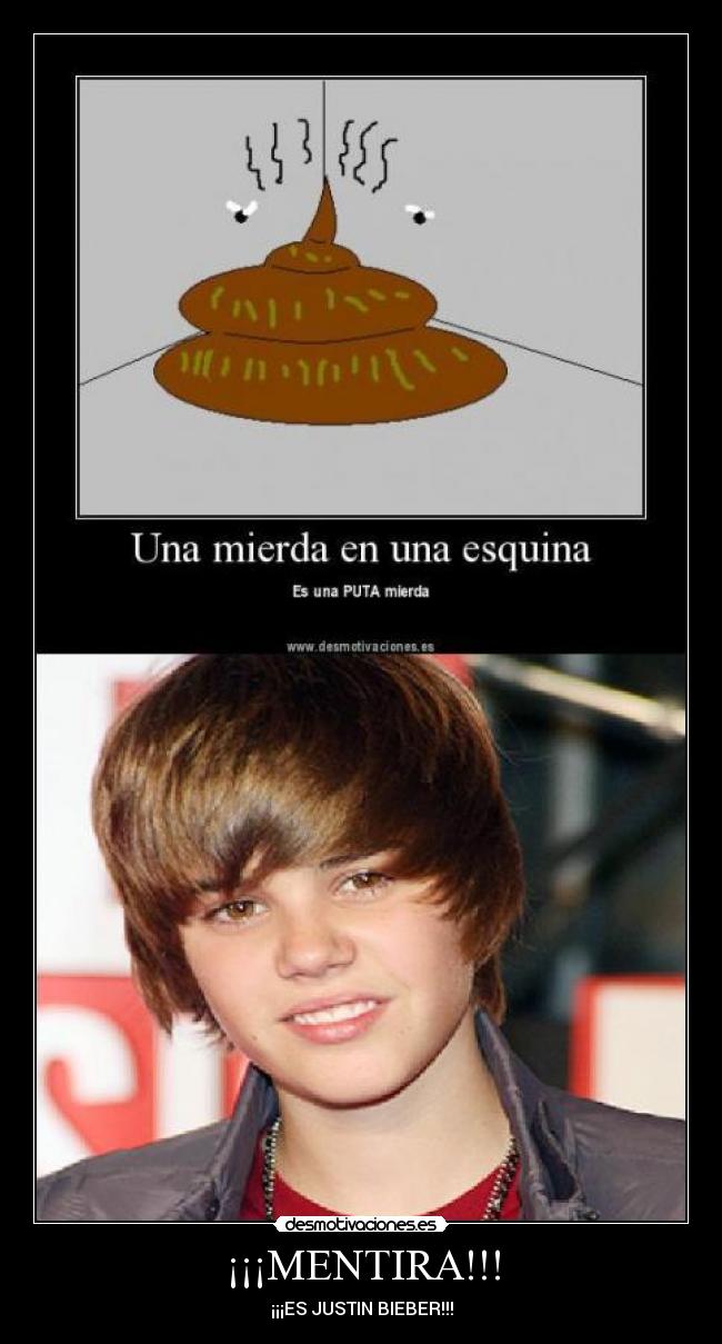 ¡¡¡MENTIRA!!! - ¡¡¡ES JUSTIN BIEBER!!!