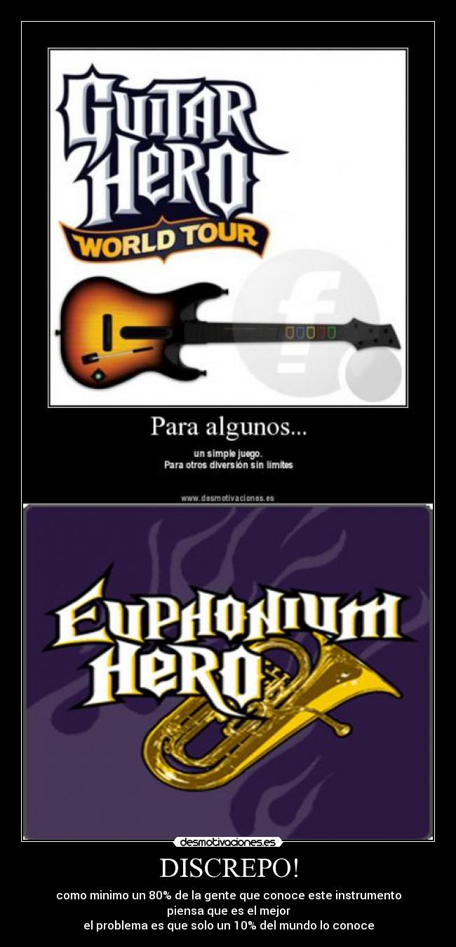 DISCREPO! - como minimo un 80% de la gente que conoce este instrumento
piensa que es el mejor
el problema es que solo un 10% del mundo lo conoce