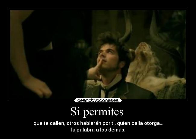 Si permites -