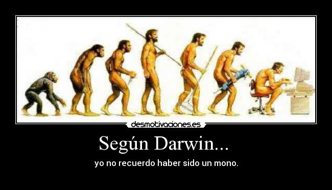 Según Darwin... -