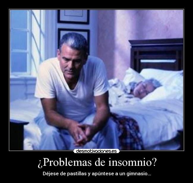 carteles problemas insomnio desmotivaciones
