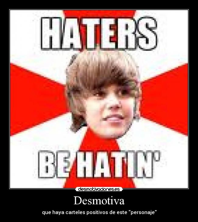 Desmotiva - que haya carteles positivos de este personaje