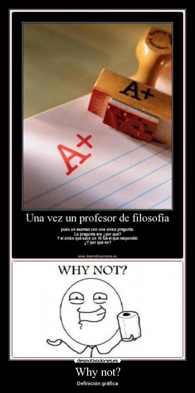 Why not? - Definición gráfica