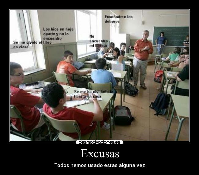 Excusas -