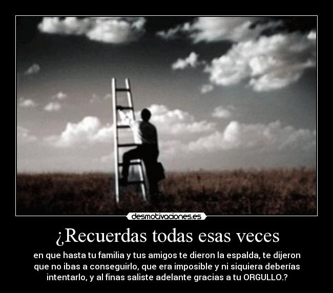 ¿Recuerdas todas esas veces -