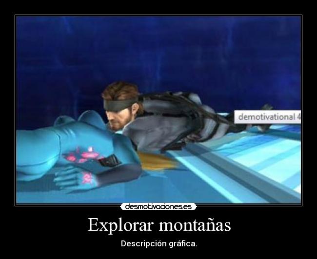 Explorar montañas - Descripción gráfica.