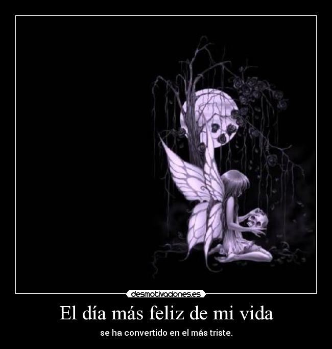 El día más feliz de mi vida - se ha convertido en el más triste.