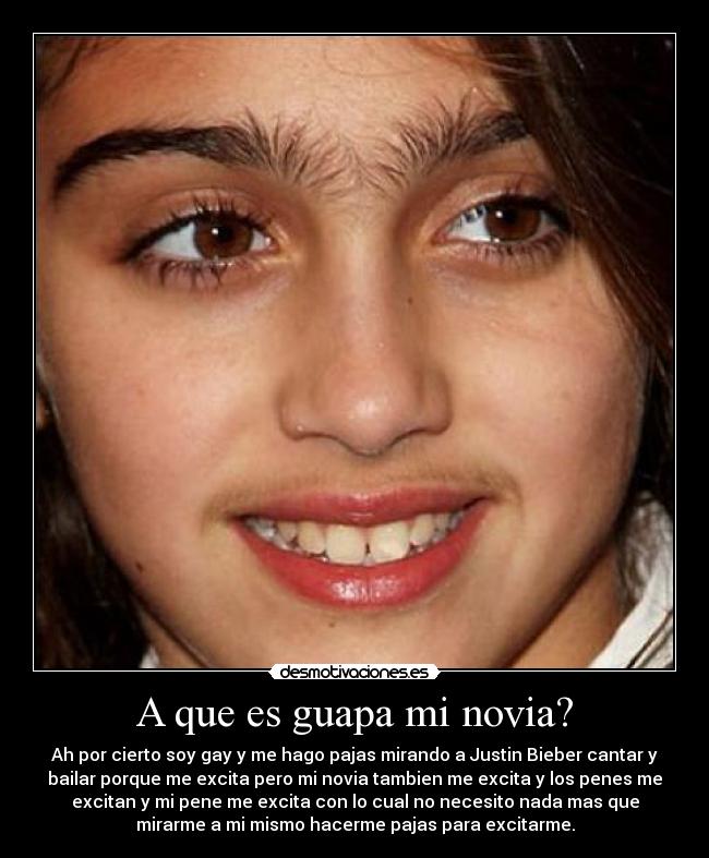 A que es guapa mi novia? -