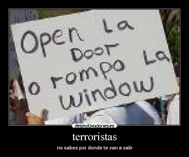 terroristas - 