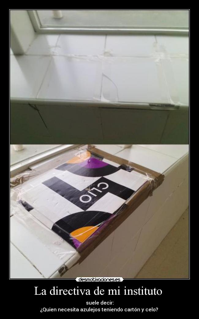 La directiva de mi instituto -