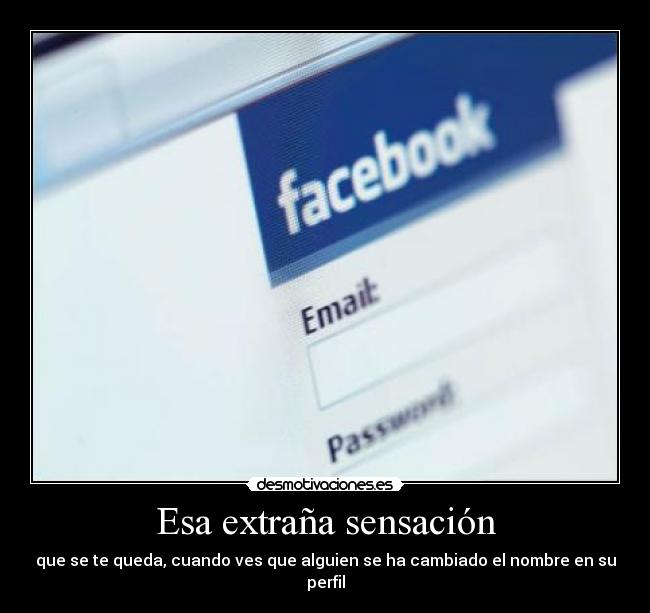 Esa extraña sensación - 