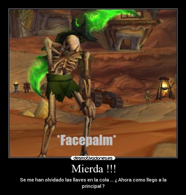 Mierda !!! -