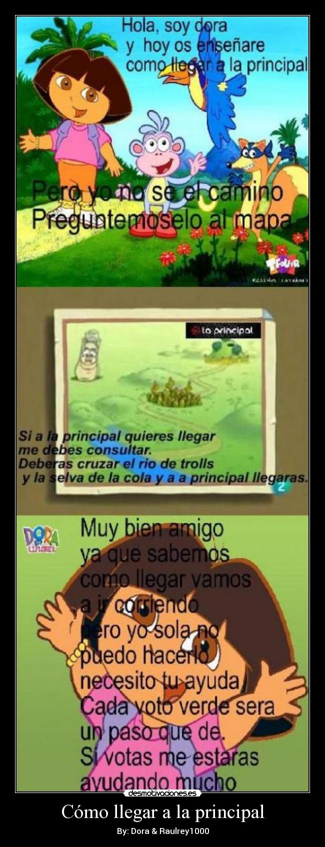 Cómo llegar a la principal -