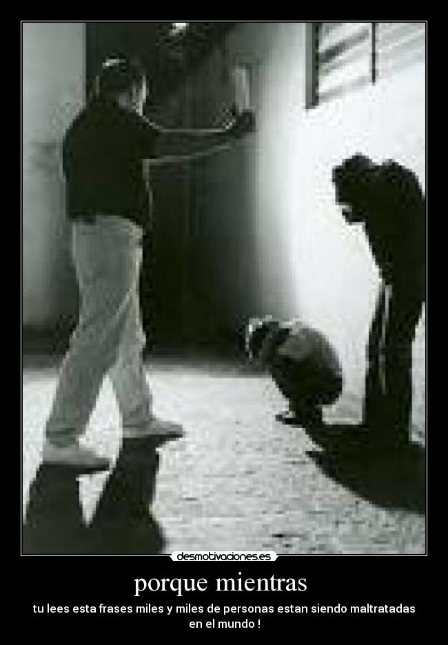 porque mientras -