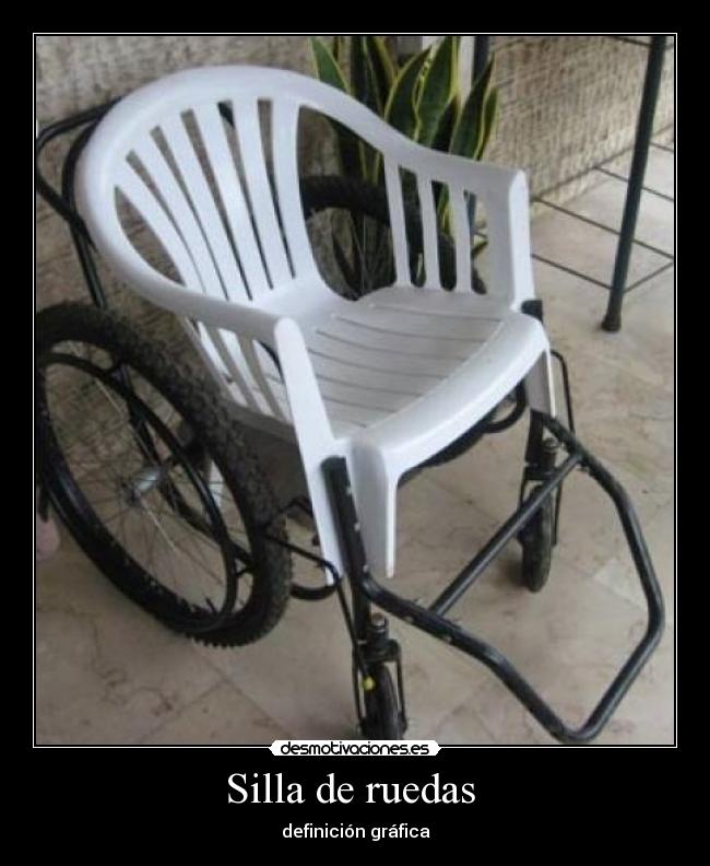 Silla de ruedas - definición gráfica