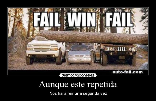 Aunque este repetida -