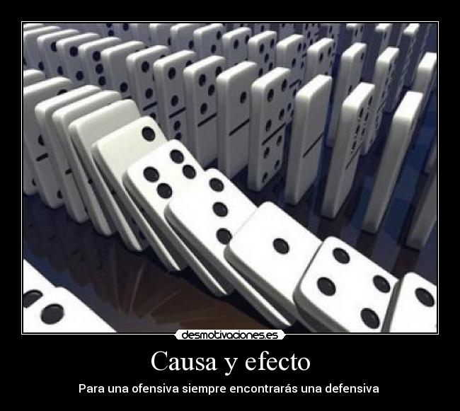 carteles cause and effect desmotivaciones