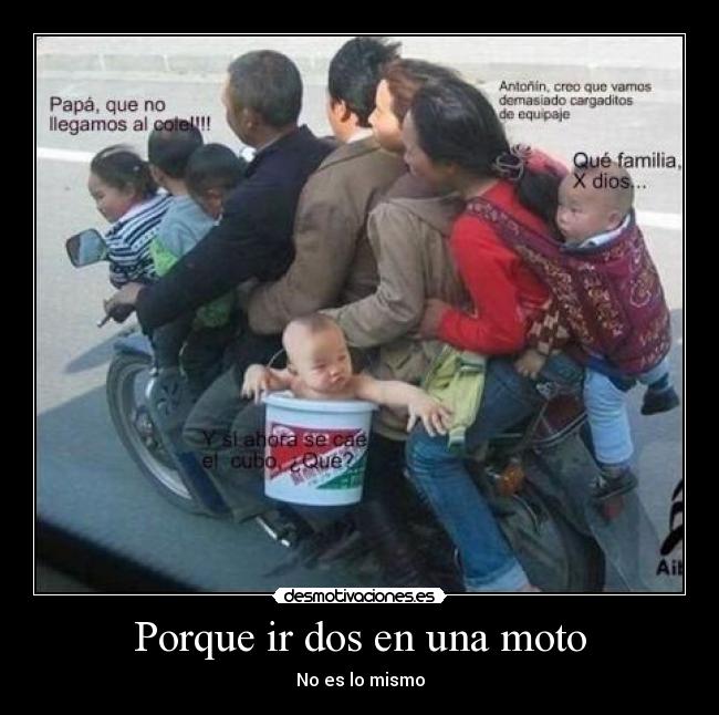 carteles moto desmotivaciones