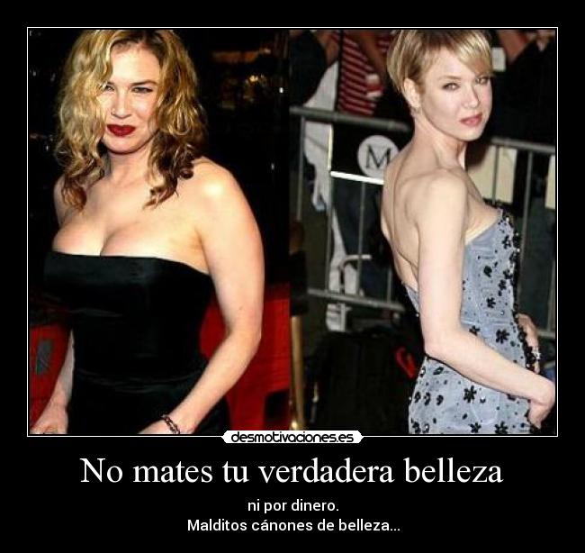 No mates tu verdadera belleza -