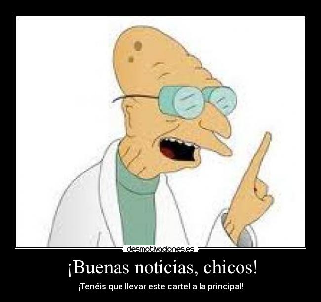 ¡Buenas noticias, chicos! - 