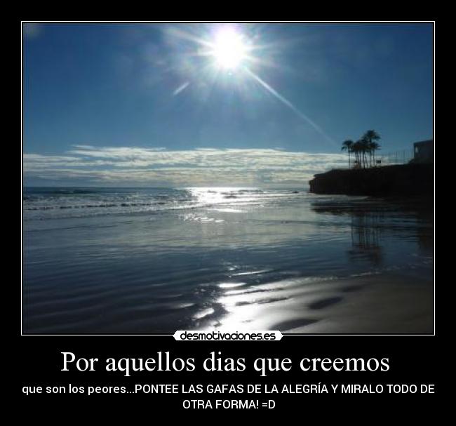 Por aquellos dias que creemos -