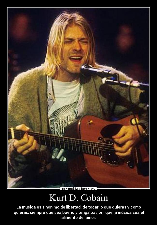carteles kurt cobain desmotivaciones