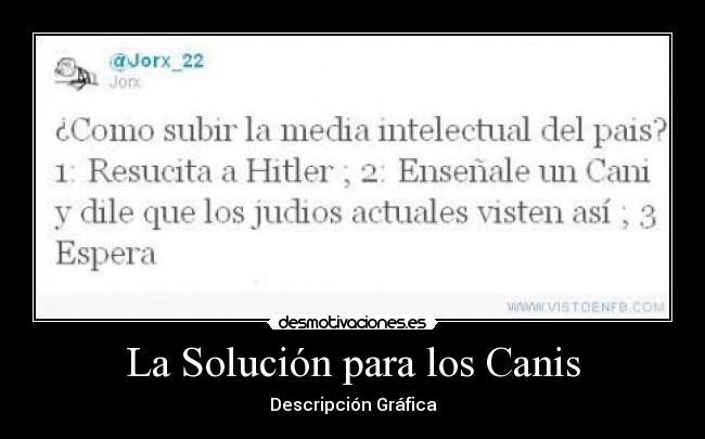 La Solución para los Canis -