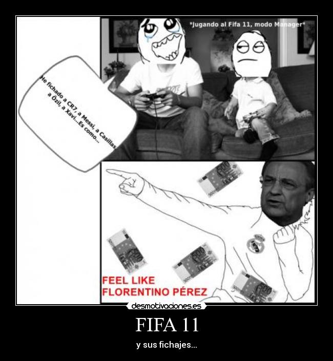 carteles florentino perez feel like desmotivaciones