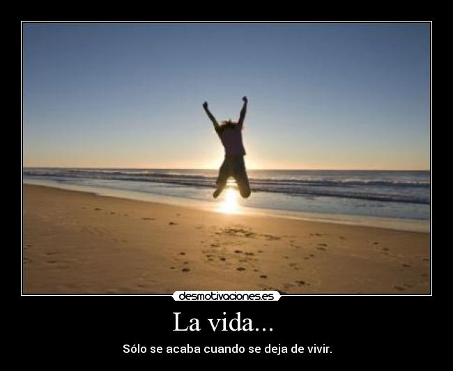La vida... -