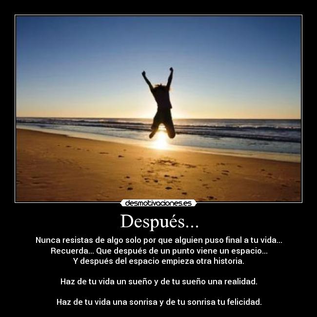 Después... -